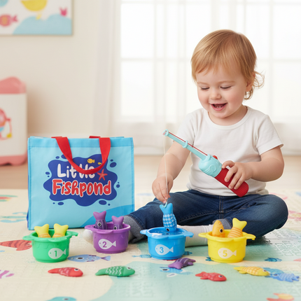 Interactive Fishing Toy Playset for Kids with Colorful Accessories | Hands-On Learning Game for Creative Development
