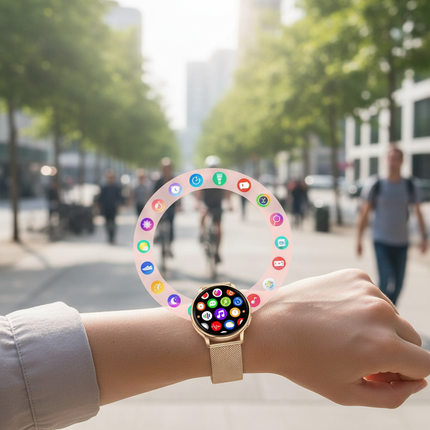 Fitness Tracker Smartwatch with Heart Rate Monitoring | Daily Activity and Sleep Tracking for Health Awareness