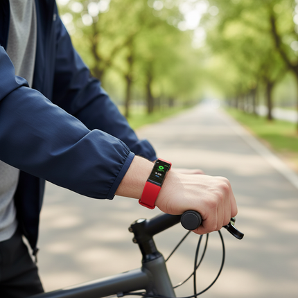 Fitness Tracker Smartwatch with Heart Rate Monitoring | USB Rechargeable for Daily Health Tracking