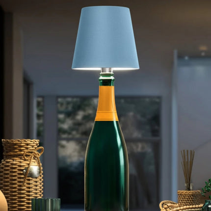 Rechargeable Bottle Lamp with Adjustable Warm White Light | Unique Home Decor for Cozy Ambiance