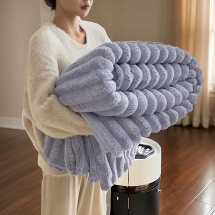 Soft Fleece Throw Blanket for Cozy Comfort | Plush Large Drape for Sofa and Bed Layering