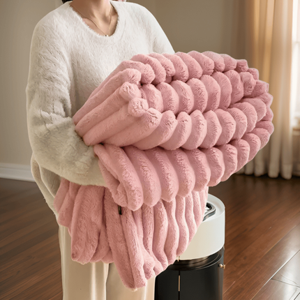 Soft Fleece Throw Blanket for Cozy Comfort | Plush Large Drape for Sofa and Bed Layering