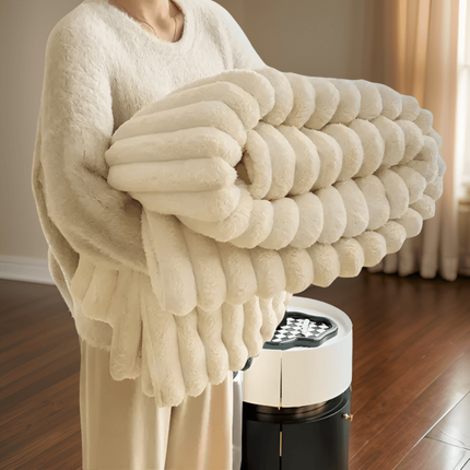 Soft Fleece Throw Blanket for Cozy Comfort | Plush Large Drape for Sofa and Bed Layering