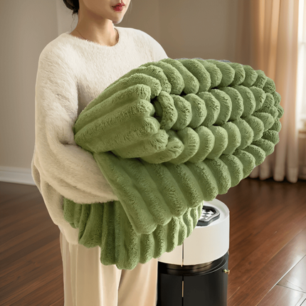 Soft Fleece Throw Blanket for Cozy Comfort | Plush Large Drape for Sofa and Bed Layering
