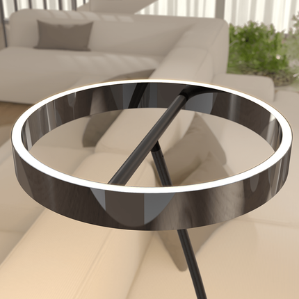 Modern LED Floor Lamp with Remote Control & Adjustable Brightness | Minimalist Design for Cozy Ambiance