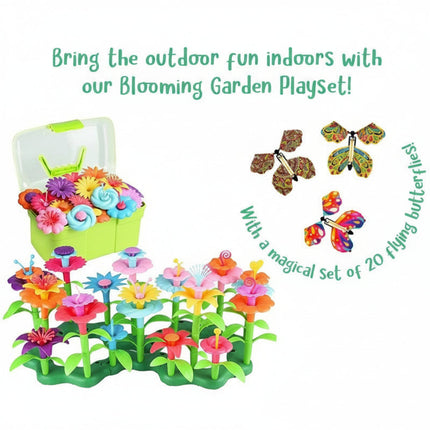 Creative Flower Building Toy with Easy Assembly | Imaginative Play for Skill Development and Room Decor
