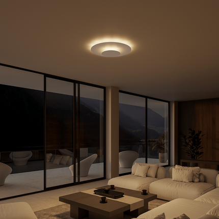 Flush Mount Ceiling Light, Modern Round LED Ceiling Light Fixture, Slim Kitchen Light Fixture for Bedroom and Hallway_09
