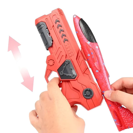 Airplane Launcher Toy with Simple Trigger Action | Outdoor Foam Glider for Kids' Active Play and Coordination