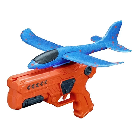 Airplane Launcher Toy with Simple Trigger Action | Outdoor Foam Glider for Kids' Active Play and Coordination