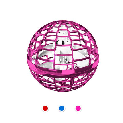 Flying Ball Drone Toy with RGB LED Lights, Fall Resistant Flying Orb, USB Rechargeable for Indoor and Outdoor Play