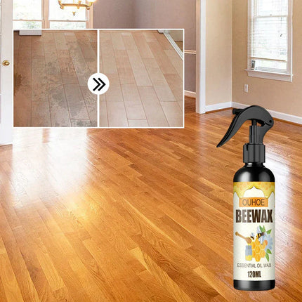 Beeswax Furniture Polish Spray, Wood Cleaner and Protectant for Floors, Tables and Cabinets, Moisture and Mildew Barrier