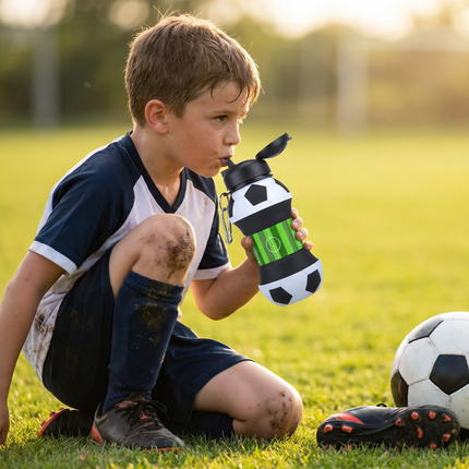 Foldable Silicone Water Bottle with Leak-Proof Design | Compact Hydration Solution for Sports and Travel