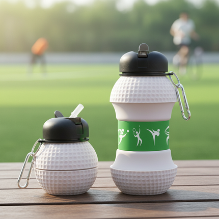 Foldable Silicone Water Bottle with Leak-Proof Design | Compact Hydration Solution for Sports and Travel