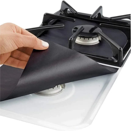 Gas Stove Burner Protector Mats, Non Stick Heat Resistant Hob Covers for Easy Kitchen Cleanup