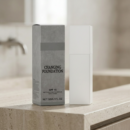 Color Changing Foundation Makeup with SPF | Moisturizing Color-Match Formula for Flawless Skin Tone