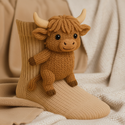 Knitted Animal Character Socks in Fun Designs | Cozy Novelty Socks for Everyday Comfort and Gifting