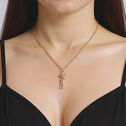 Hug Necklace for Women with Adjustable Chain, Hugging Couple Pendant Necklace for Girlfriend and Long Distance Gifts