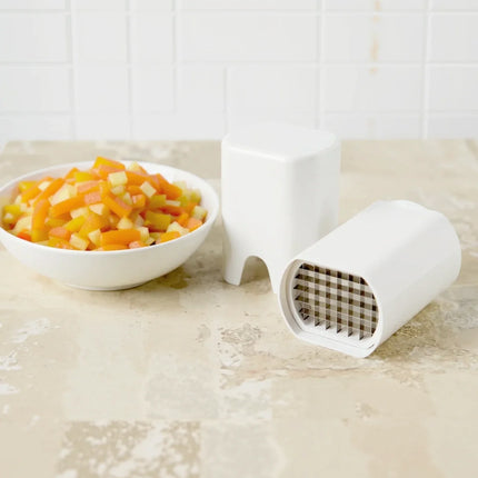 Vegetable Slicer for Fries and Veggie Sticks, Press Down Cutter for Potato, Carrot, Cucumber, Zucchini