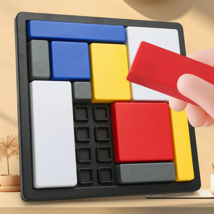 Wooden Puzzle Blocks Toy for Kids with Shape Sorting Function | Creative Learning and Brain Development Tool