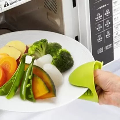 Silicone Kitchen Gloves, Heat Resistant Non Slip Oven Gloves for Handling Hot Pots, Pans, Lids and Hot Food