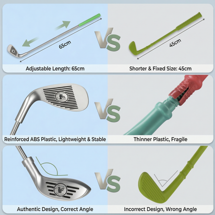 Mini Golf Play Set with Adjustable Clubs for Indoor and Outdoor Fun | Engaging Family Game for All Ages