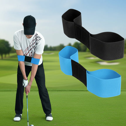 Golf Swing Trainer with Adjustable Arm Position | Enhance Consistency and Ball Contact for Improved Performance