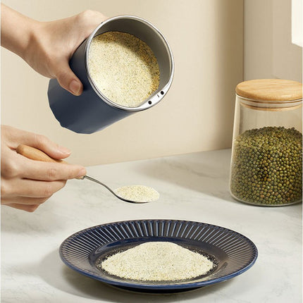 Electric Grain Grinder, One Button Coffee Bean, Nut and Spice Mill with Fine or Coarse Grind