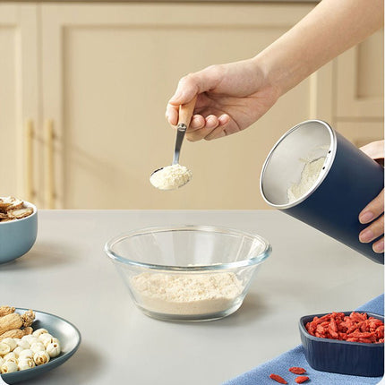 Electric Grain Grinder, One Button Coffee Bean, Nut and Spice Mill with Fine or Coarse Grind