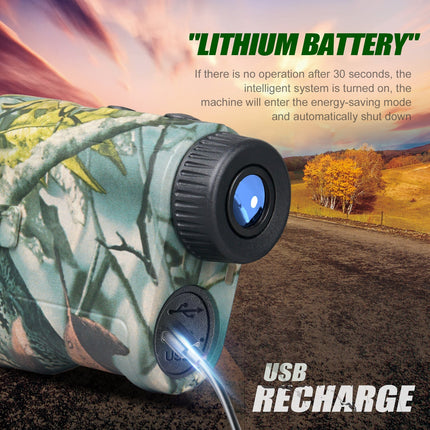 Hunting Rangefinder 1000 Yards, Golf Rangefinder with Angle Compensation, Rechargeable Laser Range Finder with Case_01