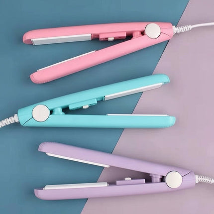 Ceramic Mini Hair Curler with PTC Fast Heating & Easy Off Switch | Portable Design for Effortless Curls on the Go