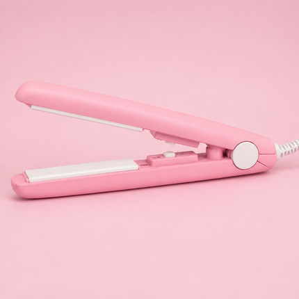 Ceramic Mini Hair Curler with PTC Fast Heating & Easy Off Switch | Portable Design for Effortless Curls on the Go