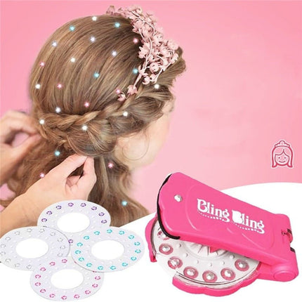 Hair Sparkle Stapler for Quick Glam | Easy Gem Applicator for Parties and Everyday Fun