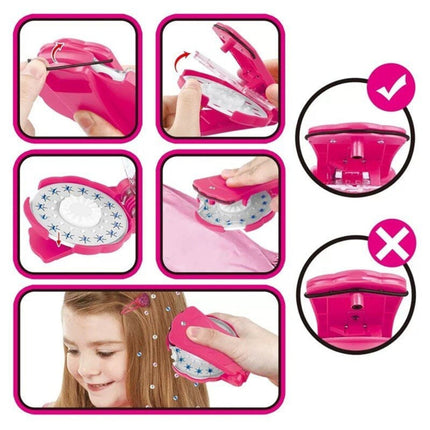 Hair Sparkle Stapler for Quick Glam | Easy Gem Applicator for Parties and Everyday Fun