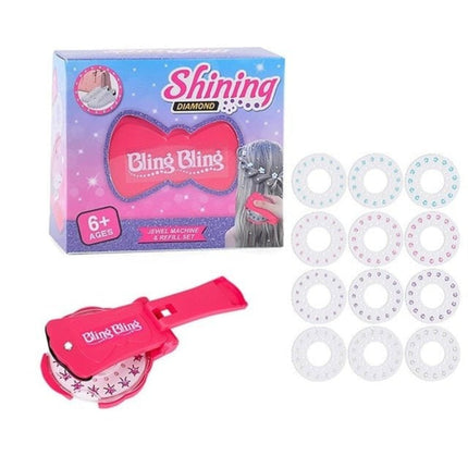 Hair Sparkle Stapler for Quick Glam | Easy Gem Applicator for Parties and Everyday Fun