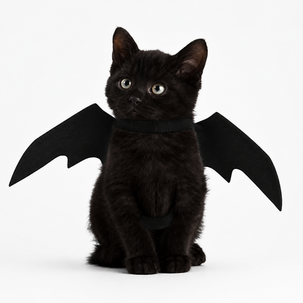 Bat Wings Pet Costume for Dogs and Cats | Lightweight Halloween Accessory for Festive Dress-Up