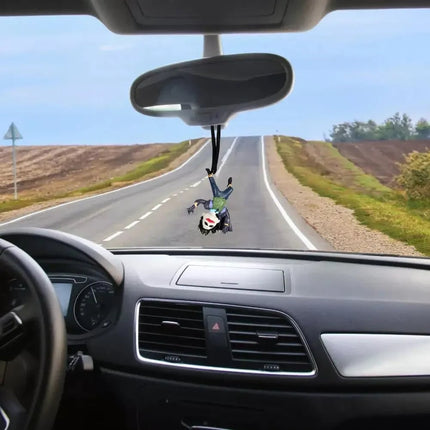 Halloween Character Car Decoration Accessory for Rearview Mirror | Fun Interior Accent for Seasonal Styling