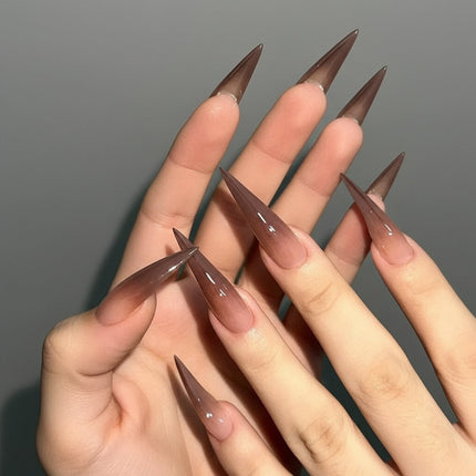 Halloween Press-On Nails with Claw Shape | Reusable Costume Accessory for Quick Style Upgrade