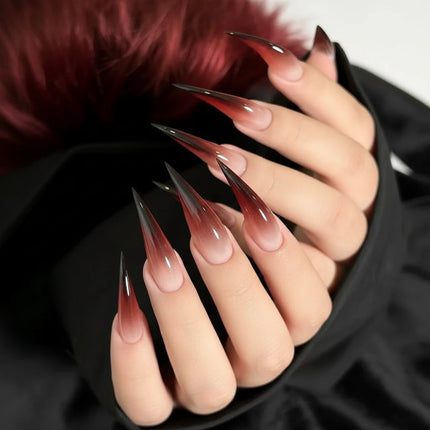Halloween Press-On Nails with Claw Shape | Reusable Costume Accessory for Quick Style Upgrade