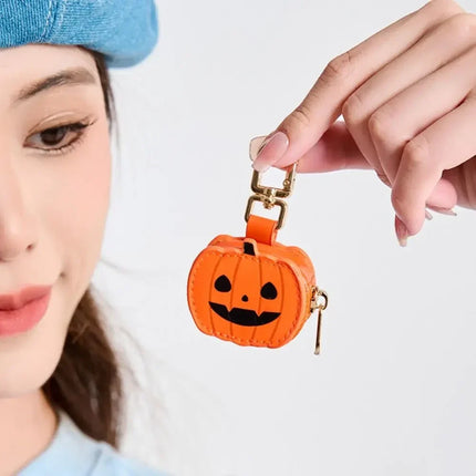 Halloween Mini Storage Bag Keychain with Fun Designs | Cute Accessory for Organizing Coins and Essentials