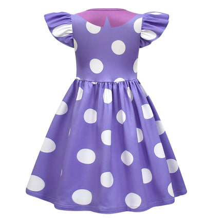 Polka Dot Ruffle Dress for Kids | Cute Halloween Costume for Parties and Dress-Up Fun