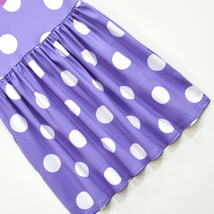 Polka Dot Ruffle Dress for Kids | Cute Halloween Costume for Parties and Dress-Up Fun