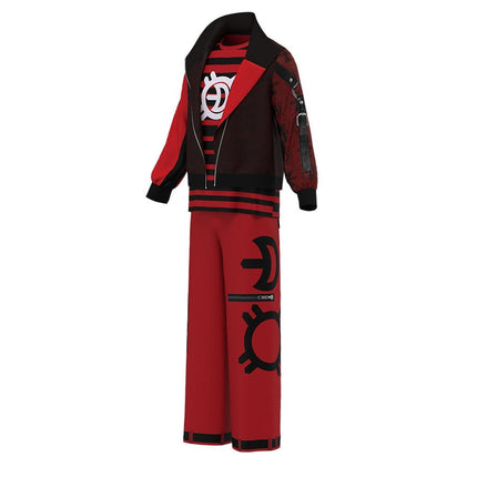 Vampire Costume Set with Jacket and Pants | Bold Dress-Up Look for Halloween and Themed Parties