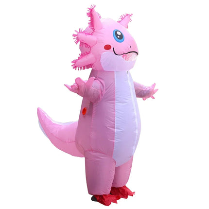 Inflatable Cartoon Costume for Adults with Fun Design | One-Size Party Wear for Halloween Celebrations