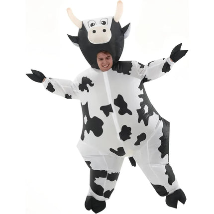 Inflatable Cow Costume for Adults with Eye-Catching Design | Fun Costume for Halloween and Themed Parties