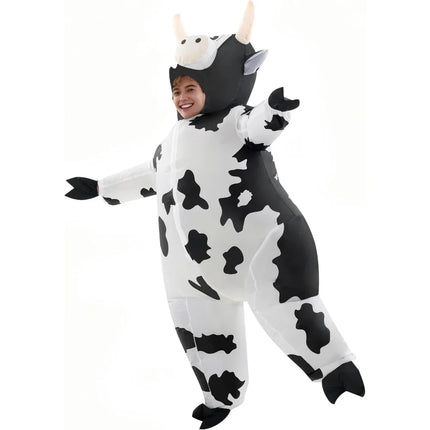 Inflatable Cow Costume for Adults with Eye-Catching Design | Fun Costume for Halloween and Themed Parties