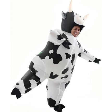 Inflatable Cow Costume for Adults with Eye-Catching Design | Fun Costume for Halloween and Themed Parties