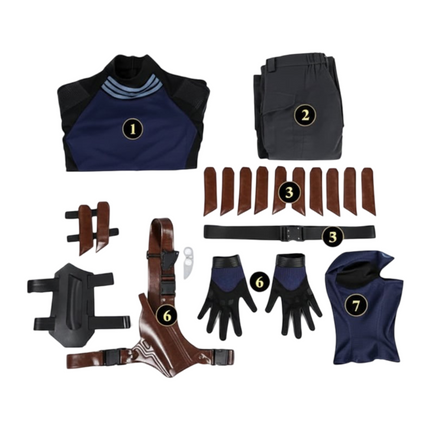 Adult Tactical Hero Bodysuit Costume Set with Mask | Bold Cosplay Outfit for Halloween Parties and Role Play