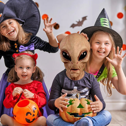 Halloween Alien Mask with Full Head Coverage | Spooky Costume Accessory for Parties and Cosplay