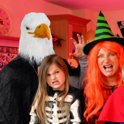 Realistic Eagle Head Mask for Halloween Costume | Eye-Catching Animal Accessory for Themed Events