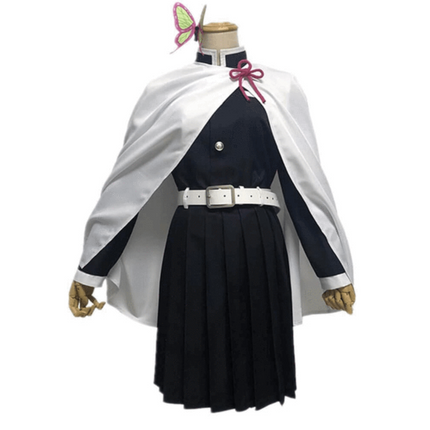 Anime Kimono Costume Set with Matching Outerwear | Complete Cosplay Outfit for Themed Events and Dress-Up